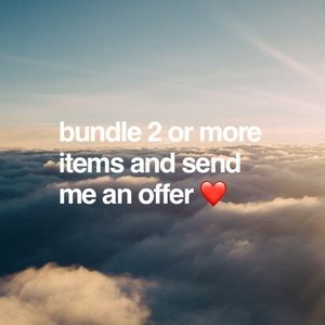 Bundle 2 or more items & Send me an offer! ❤️